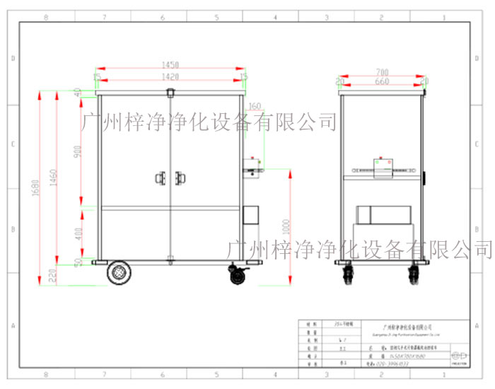 密閉式手術(shù)污染器械電動轉(zhuǎn)運車產(chǎn)品方案設(shè)計示意圖